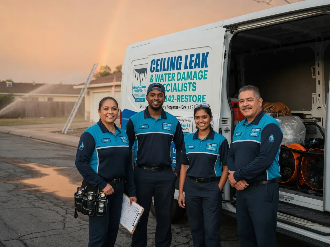 Ceiling Leak Cleanup company in Bloomington, TX